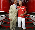 Mit Michael Schumacher